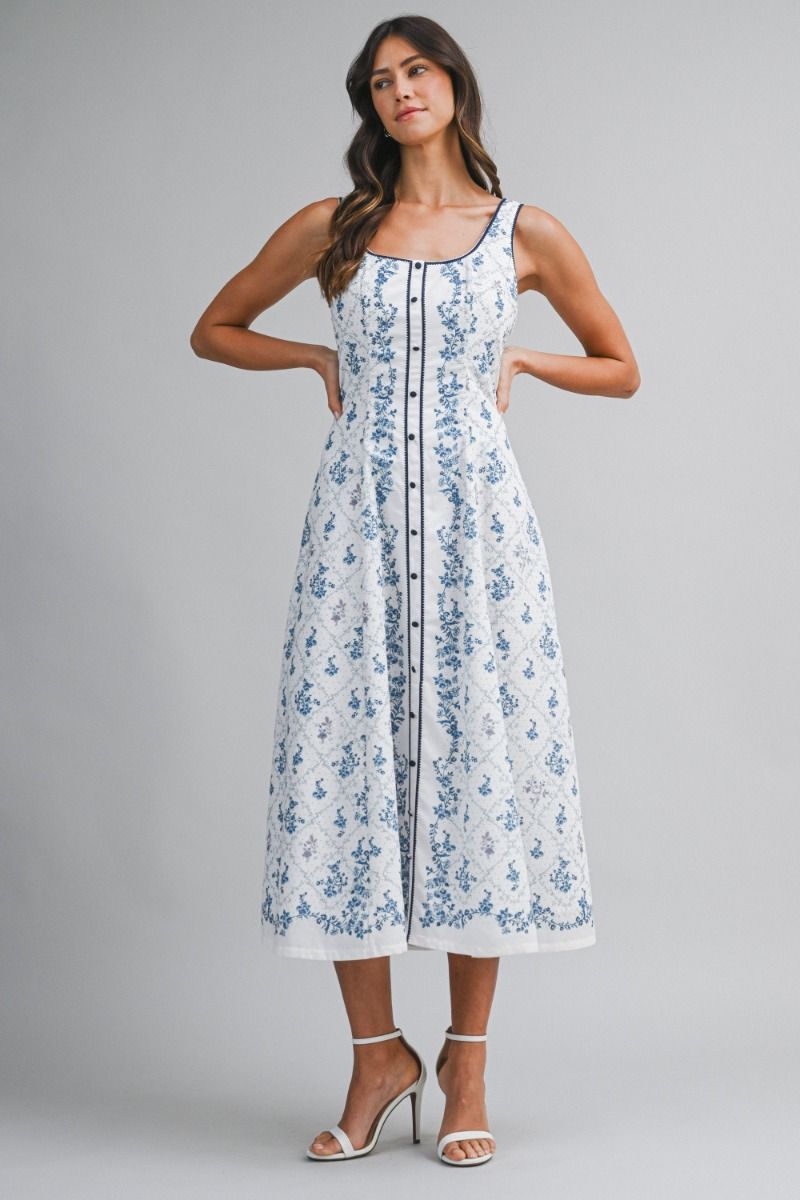 Pretty Little Garden Dress - Curator and Co. 