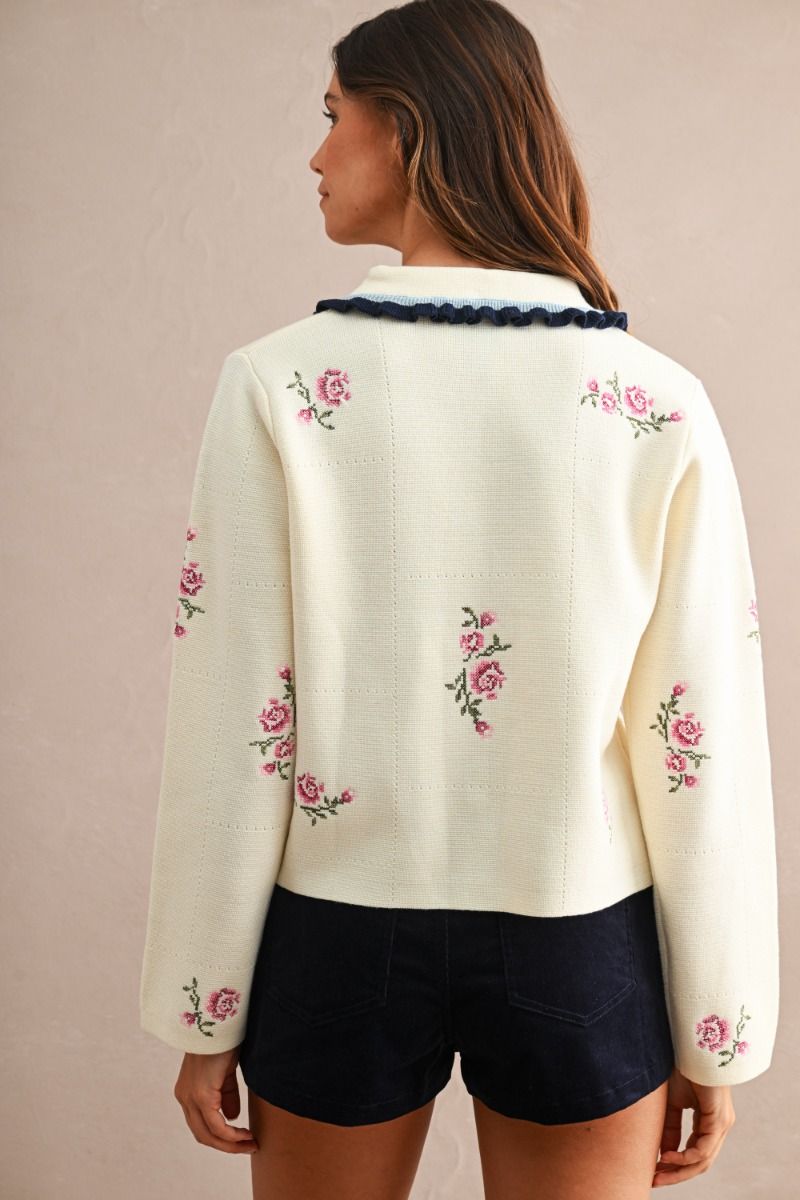Rose & Ribbons Cardigan
