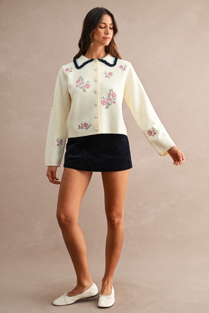 Rose & Ribbons Cardigan