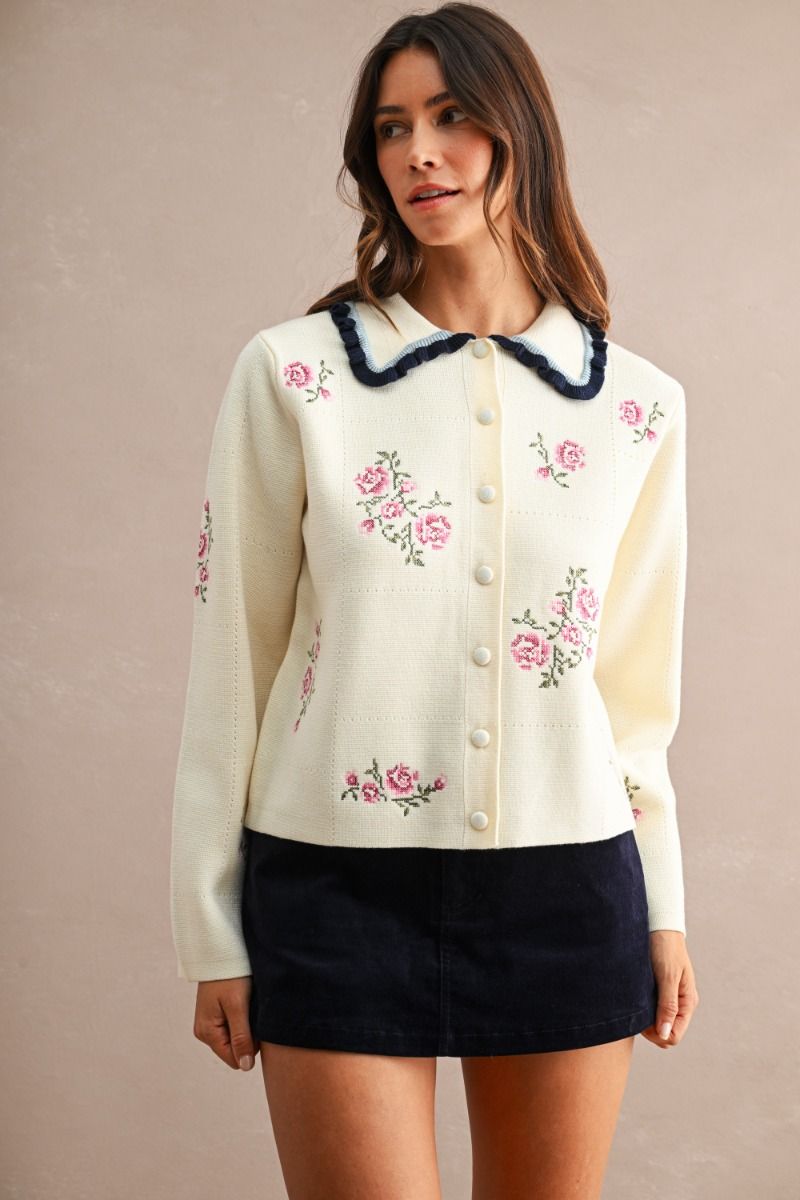 Rose & Ribbons Cardigan