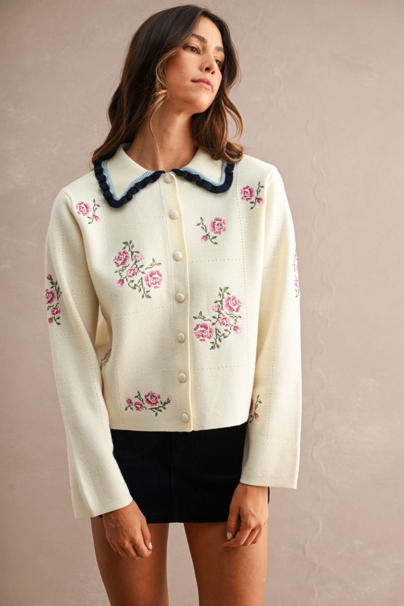 Rose & Ribbons Cardigan