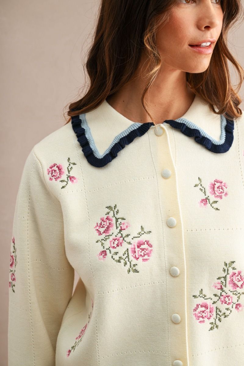 Rose & Ribbons Cardigan