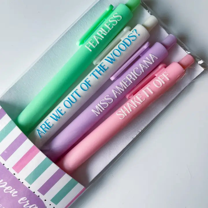 Taylor Swift Inspired Pen Set-Pop Edition