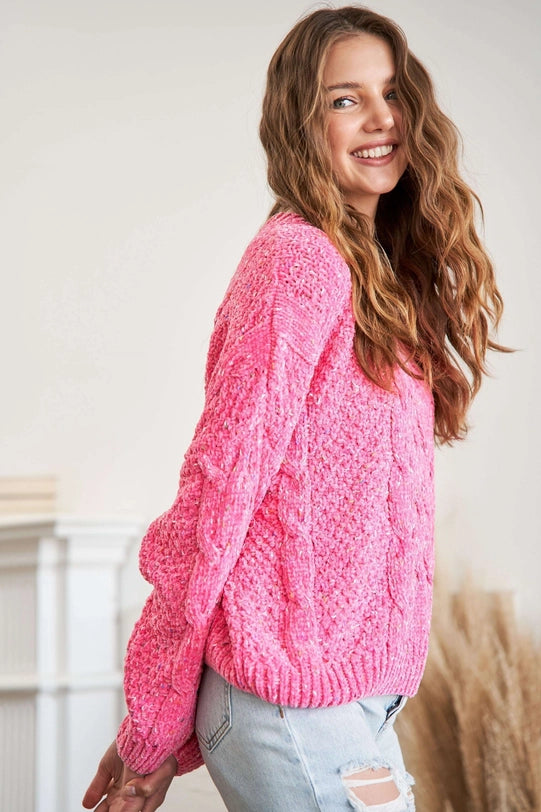 Paint The Town Pink Sweater