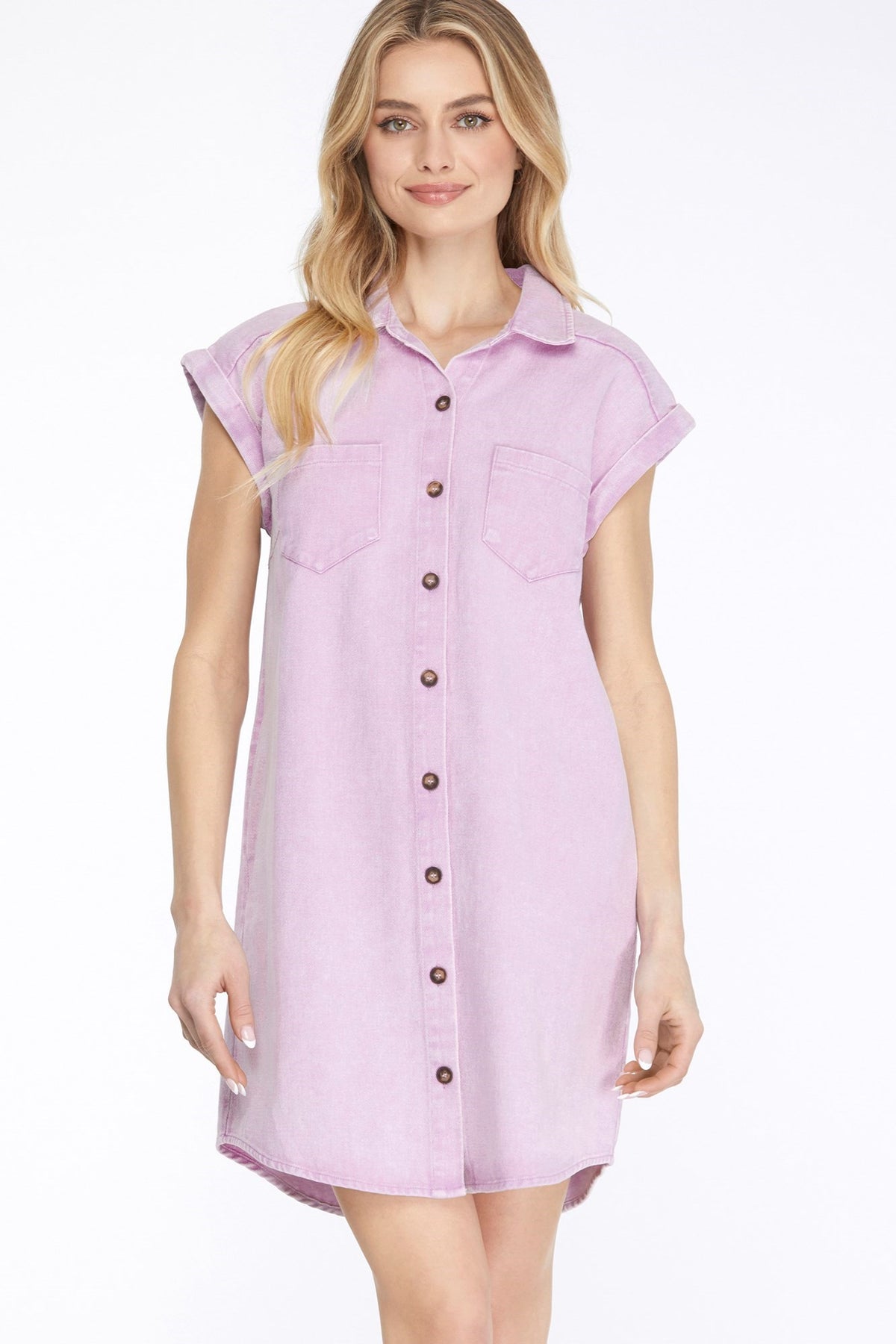 Summer Air Button Down Dress