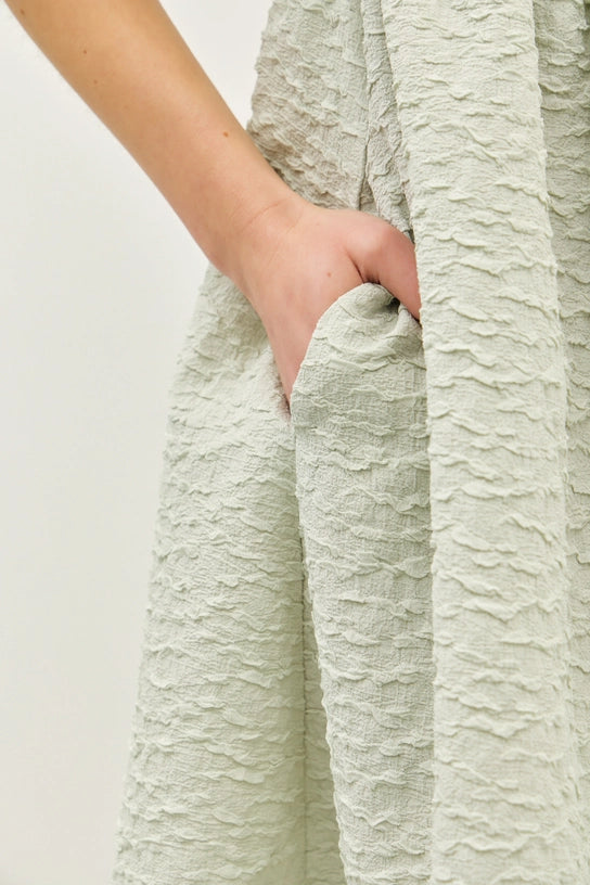The Sage Blossom Bow Dress