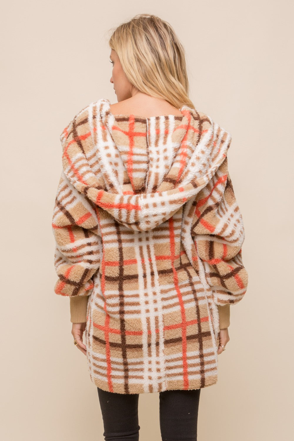 Plaid Cozy Cardigan