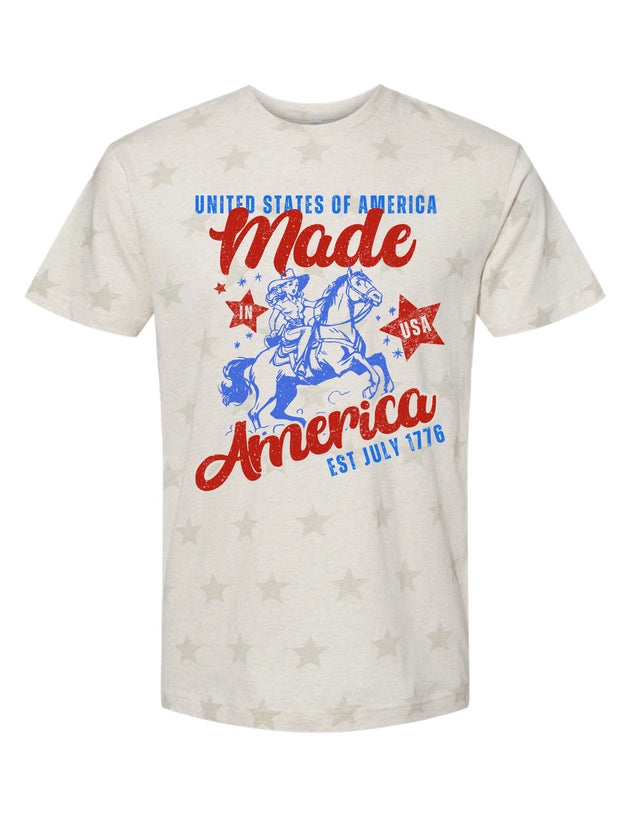 Star Spangled Cowgirl Tee
