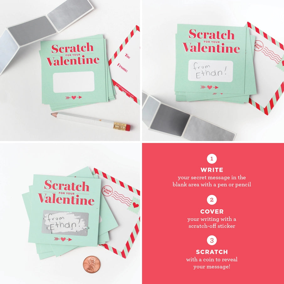 Scratch-Off Valentines