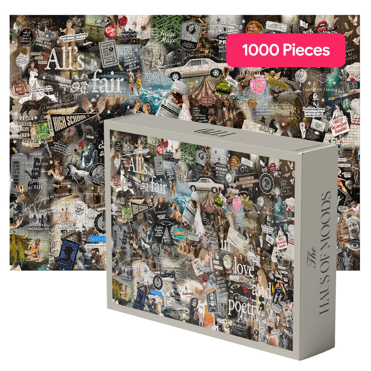Taylor Swift Tortured Poets Era Lyrics & Easter Eggs Puzzle